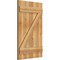 Ekena Millwork Joined Board-n-Batten Shutters w/Z-Bar, Rough Sawn Western Red Cedar, 21 1/2W x 35H, PR RBJ06Z21X035RWR - alternate 5
